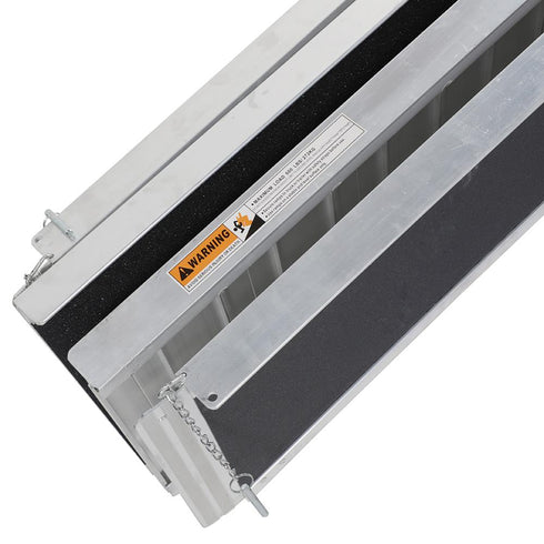 TUFFIOM Folding 10FT Wheelchair Ramp with Non-Skid Aluminum
